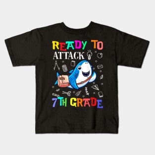 Ready To Attack 7th Grade Youth Kids T-Shirt